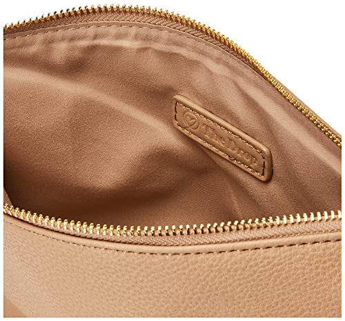 Taupe Foldover Clutch from The Drop Southampton Zipper