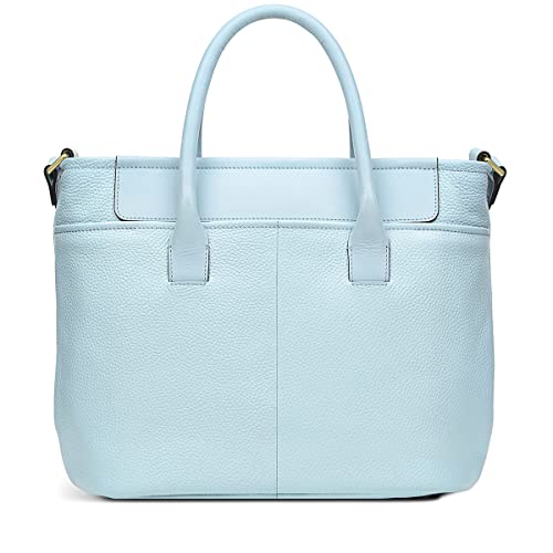 RADLEY Brompton Mews Medium Light Blue Leather Handbag