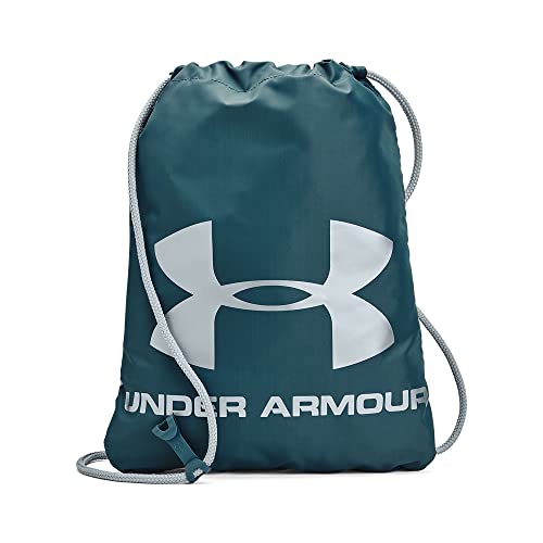 Under Armour Ozsee Sackpack in Static Blue/Metallic Harbor Blue