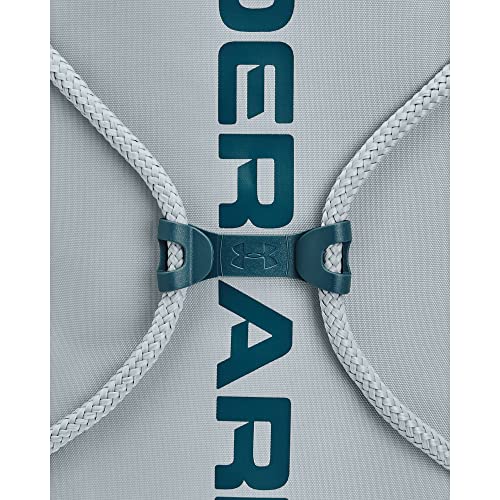 Under Armour Ozsee Sackpack in Static Blue/Metallic Harbor Blue
