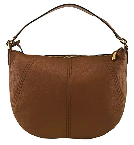 Michael Kors Convertible Leather Shoulder/Crossbody Bag - Luggage