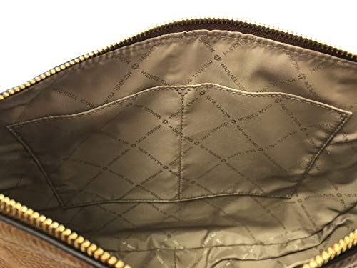 Michael Kors Convertible Leather Shoulder/Crossbody Bag - Luggage