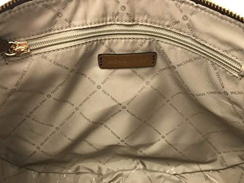 Michael Kors Convertible Leather Shoulder/Crossbody Bag - Luggage