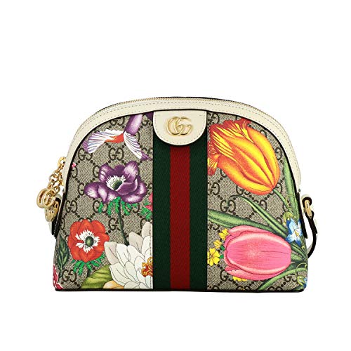 Gucci Ophidia Flora Camera Handbag Wallet Pink Flower