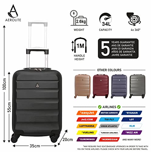 Designer Unisex Hardshell Rolling Carry-On Bag