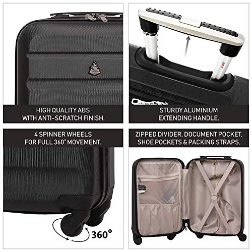 Designer Unisex Hardshell Rolling Carry-On Bag