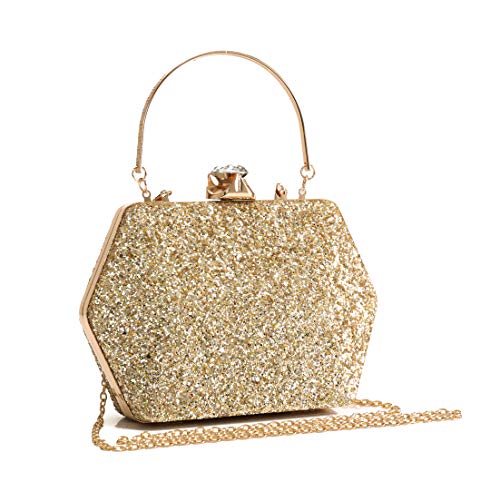 Gold Envelope Clutch for Wedding Bridal Prom