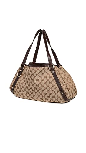 Gucci Abbey Open Tote, Gg Canvas, Brown
