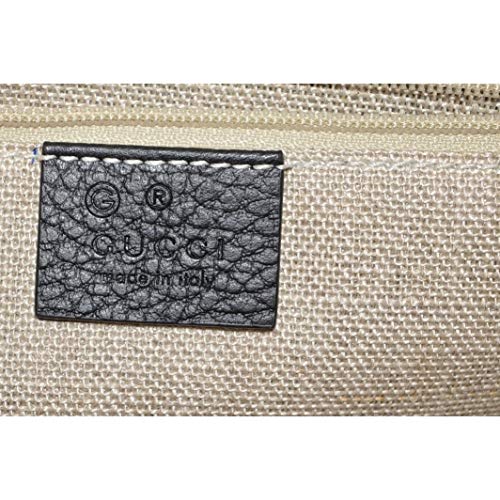 Gucci Damen Leder Geldbörse Crossbody Handtasche Schwarz