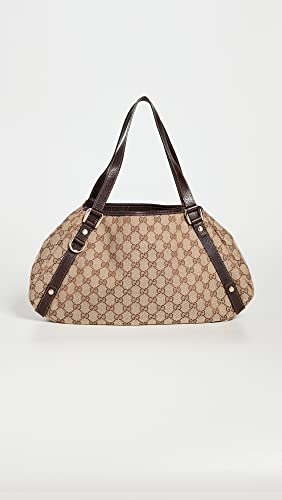 Gucci Abbey Open Tote, Gg Canvas, Brown