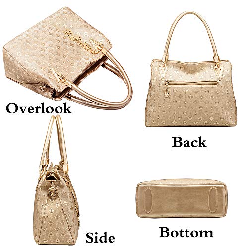 FiveloveTwo Women's Designer Tassel Print Handbag Set