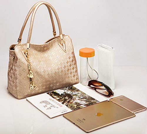FiveloveTwo Women's Designer Tassel Print Handbag Set