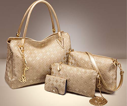FiveloveTwo Women's Designer Tassel Print Handbag Set