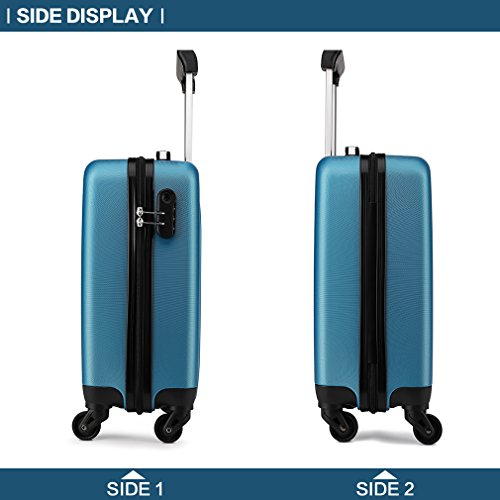 Kono 19" Designer Handbag Spinner Suitcase in Navy