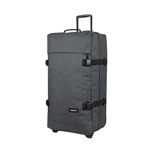 Eastpak Tranverz L Designer Suitcase, Black Denim 79cm