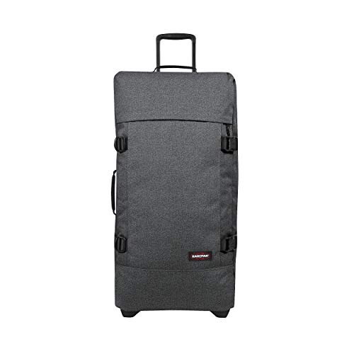 Eastpak Tranverz L Designer Suitcase, Black Denim 79cm