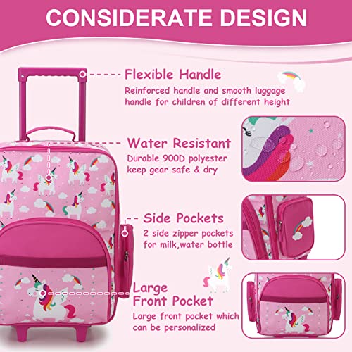 Cute Unicorn Kids Handbag with Wheels - RAVUO