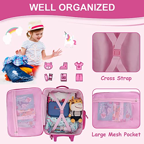 Cute Unicorn Kids Handbag with Wheels - RAVUO