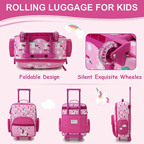 Cute Unicorn Kids Handbag with Wheels - RAVUO