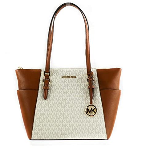 Michael Kors Signature Large Vanilla Tote Bag