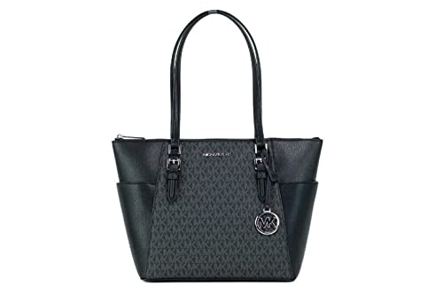 Michael Kors Black Signature Charlotte Large Tote