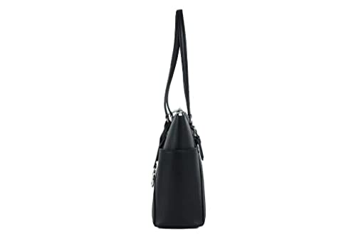 Michael Kors Black Signature Charlotte Large Tote