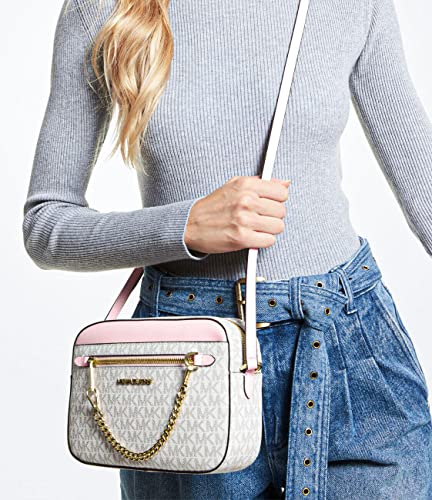 Michael Kors Vanilla East-West Chain Cross Body Bag