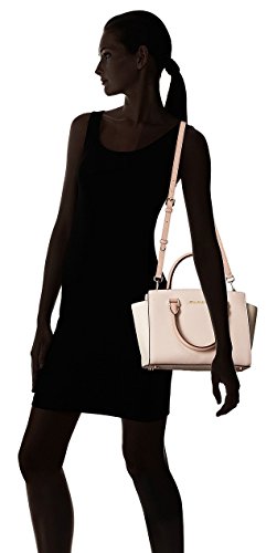 Michael Kors Selma Medium Satchel in Soft Pink