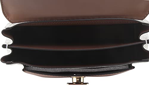 Michael Kors Two-Tone Logo Crossbody Bag in Vanilla