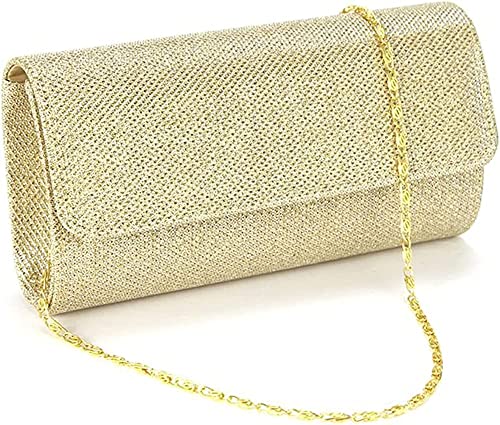Gold Velvet Clutch Bag for Wedding Party