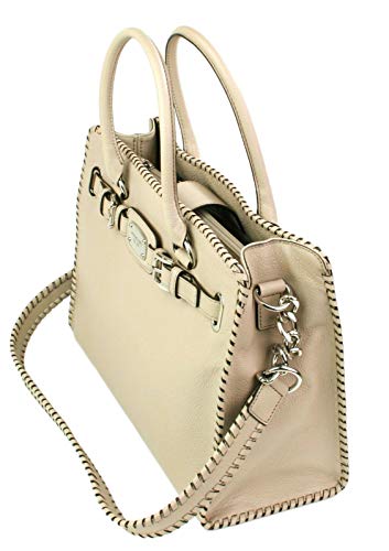 Designer Michael Kors Cement Grey Satchel Tote Handbag