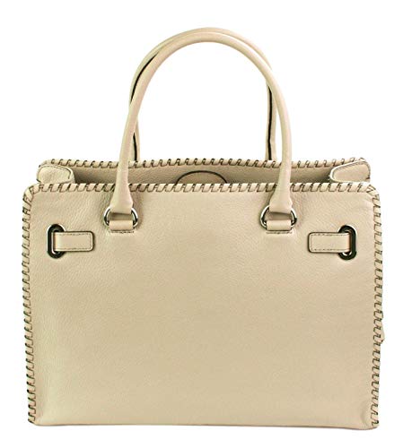 Designer Michael Kors Cement Grey Satchel Tote Handbag