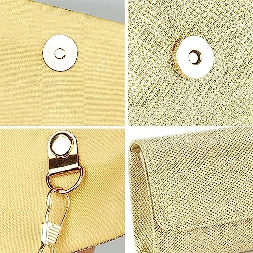 Gold Velvet Clutch Bag for Wedding Party