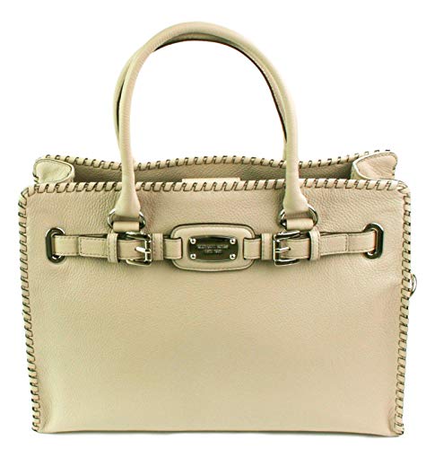 Designer Michael Kors Cement Grey Satchel Tote Handbag