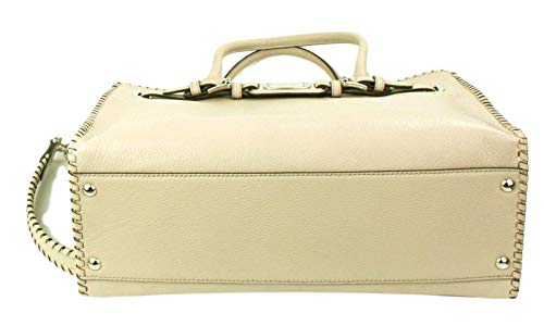 Designer Michael Kors Cement Grey Satchel Tote Handbag
