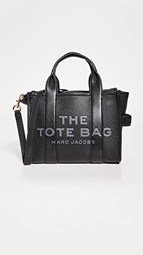 Marc Jacobs Women's The Leather Small Tote, Black, One Size