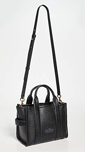 Marc Jacobs Women's The Leather Small Tote, Black, One Size