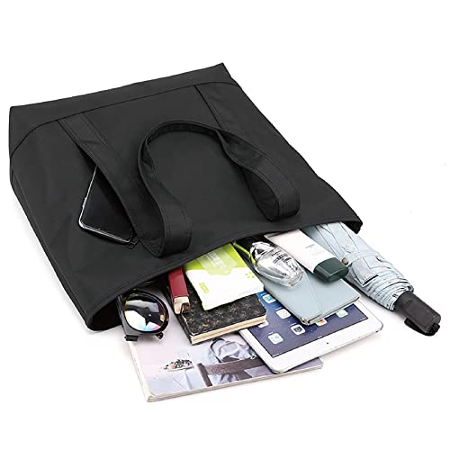 Maymooner Black Tote Bag: Large Capacity Designer Handbag