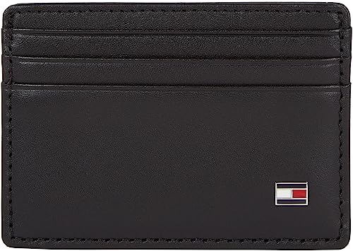 Tommy Hilfiger Men's Black Leather Eton Wallet