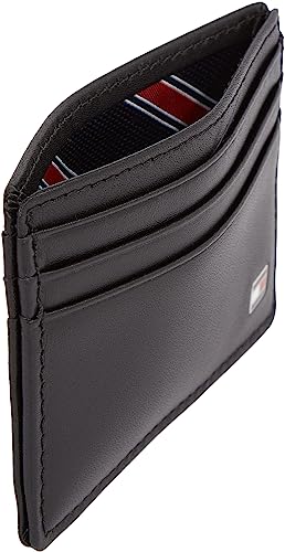 Tommy Hilfiger Men's Black Leather Eton Wallet