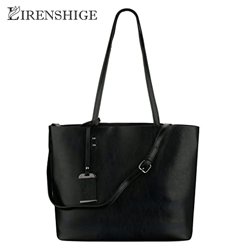 Womens Soft Leather Handbags - Large Retro Vintage Tote