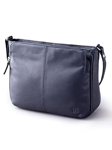 Stylish Ambleside Navy Leather Cross Body Bag