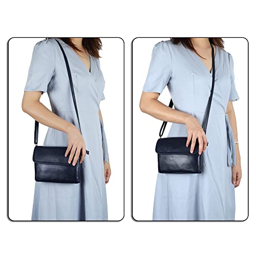 Stylish Genuine Leather Crossbody Phone Bag for Women