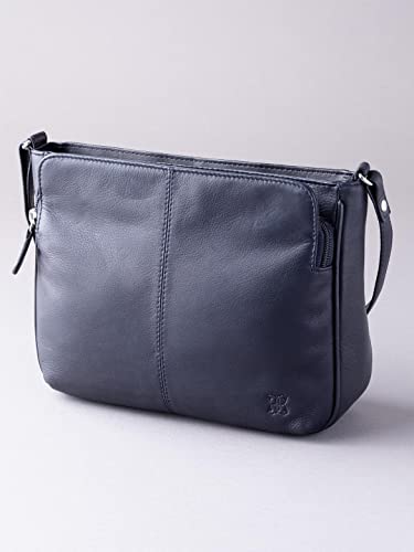Stylish Ambleside Navy Leather Cross Body Bag