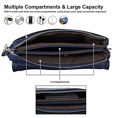 Stylish Genuine Leather Crossbody Phone Bag for Women