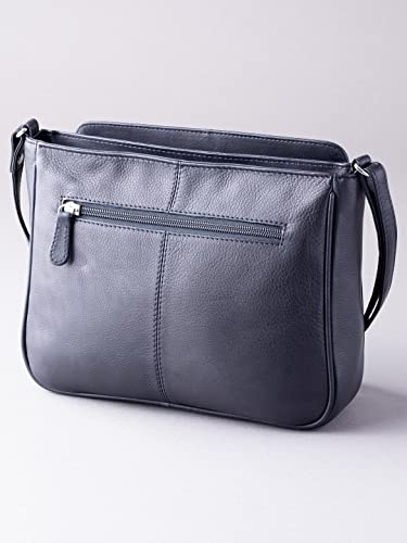 Stylish Ambleside Navy Leather Cross Body Bag