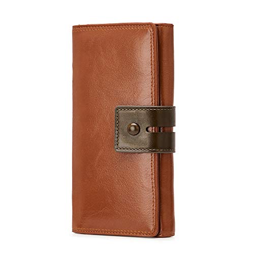 Botimmy Women's Leather Purse - Brown