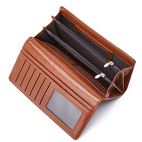 Botimmy Women's Leather Purse - Brown