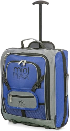 Blue MiniMax Travel Trolley Case for Toys and Dolls