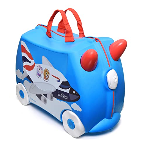 Trunki Kids Ride-On Hand Luggage Suitcase: Amelia (Blue)